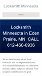 Mobile Screenshot of locksmith-minnesota.com