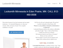 Tablet Screenshot of locksmith-minnesota.com